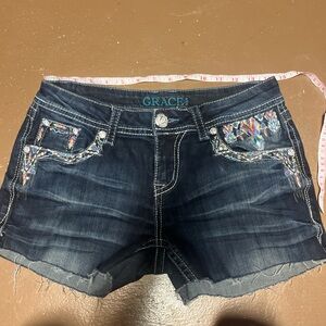 Grace Dark Blue Denim Pants